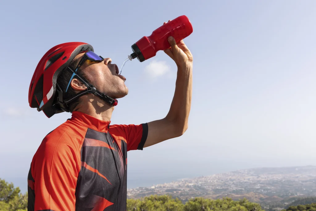 Hydration in Temperature Fluctuations during mtb race

