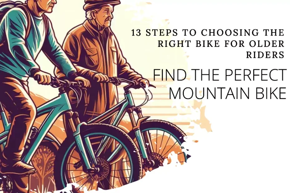 How to chose mountain bike for older riders? (13 step,s guide)