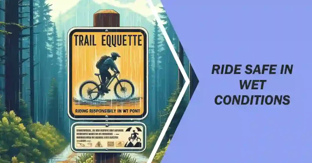 Trail Etiquette: Riding Responsibly in Wet Conditions