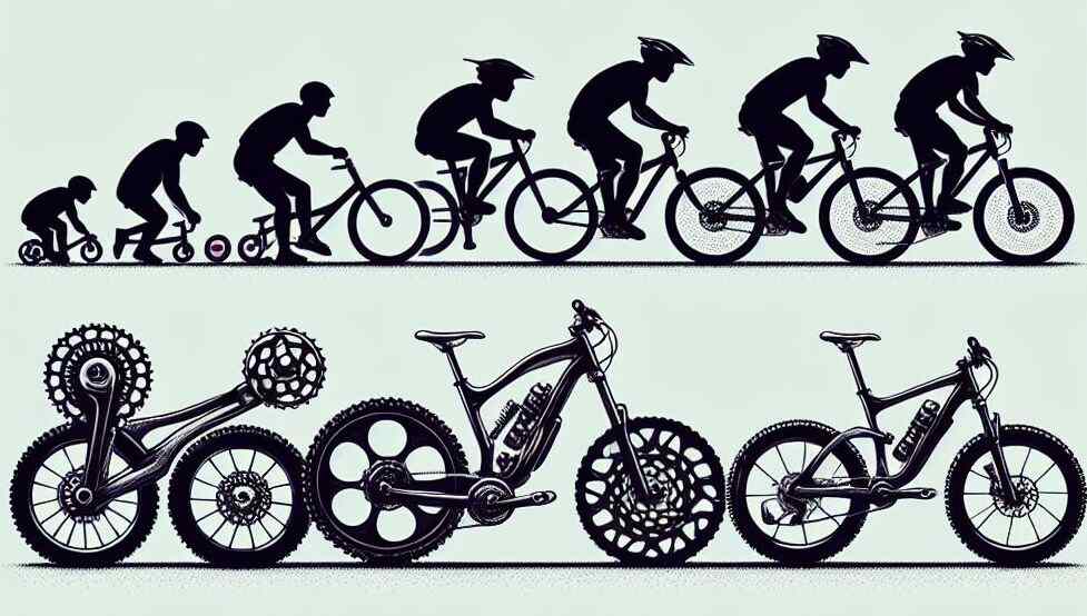 Evolution from Old to Modern MTB Gears