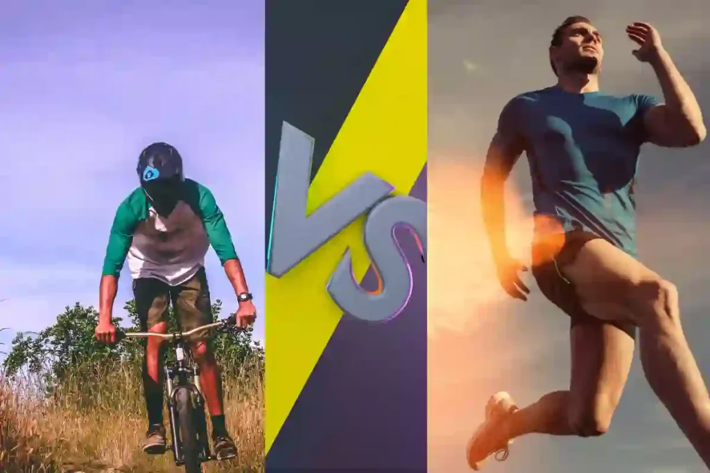 Comparison: Mountain Biking vs. Running